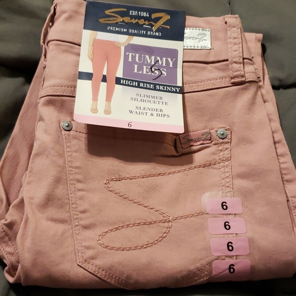 SEVEN 7 HIGH RISE SKINNY JEANS - Picture 12 of 12